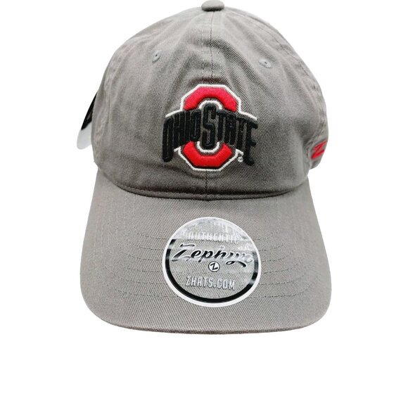 Zephyr Other - Ohio State Buckeyes NCAA Zephyr Gray Red Cap Hat Embroidered Buckle Strap